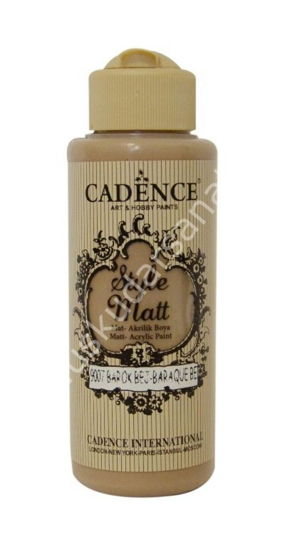 Cadence Style Matt Akrilik Boya 120ml 9007 Barok Bej Baroque beige ürün görseli 1