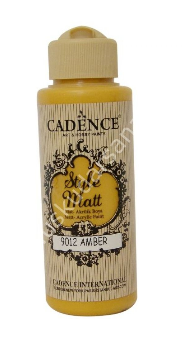 Cadence Style Matt Akrilik Boya 120ml 9012 Amber amber - 1