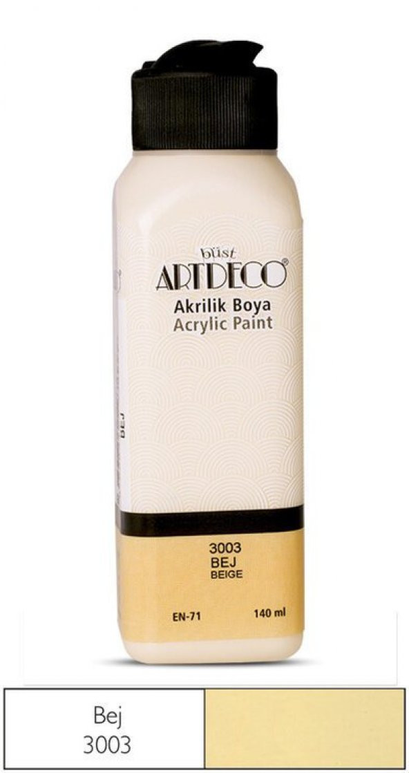 Artdeco Yeni Formül Akrilik Boya 140 ml 3003 Bej ürün görseli 1