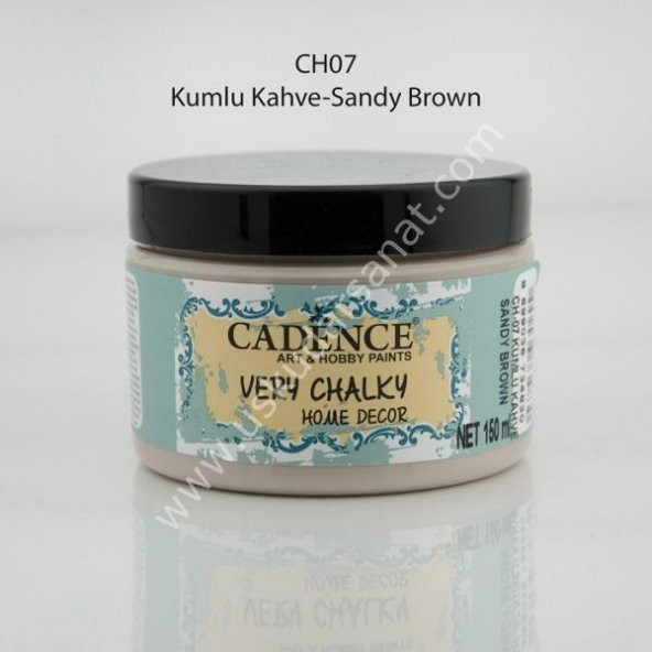 Cadence Very Chalky Home Decor CH07-KUMLU KAHVE 150ml ürün görseli 1