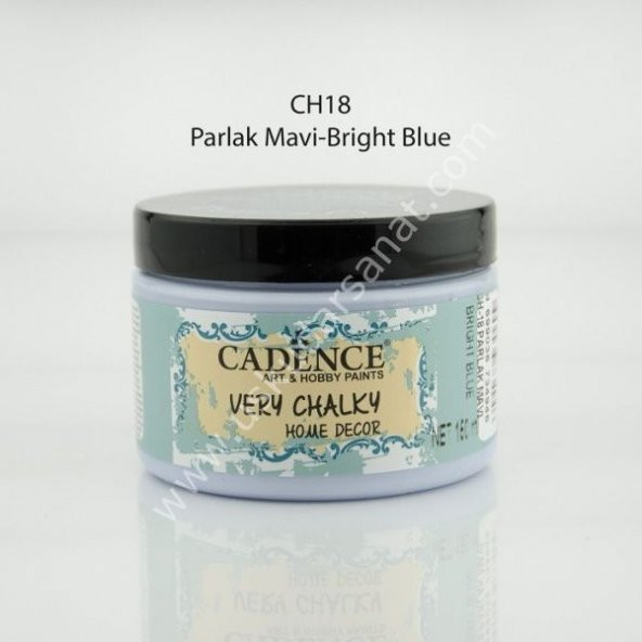 Cadence Very Chalky Home Decor CH18-PARLAK MAVi 150ml ürün görseli 1