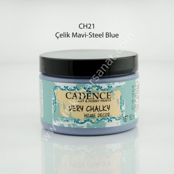 Cadence Very Chalky Home Decor CH21-ÇELiK MAVi 150ml ürün görseli 1