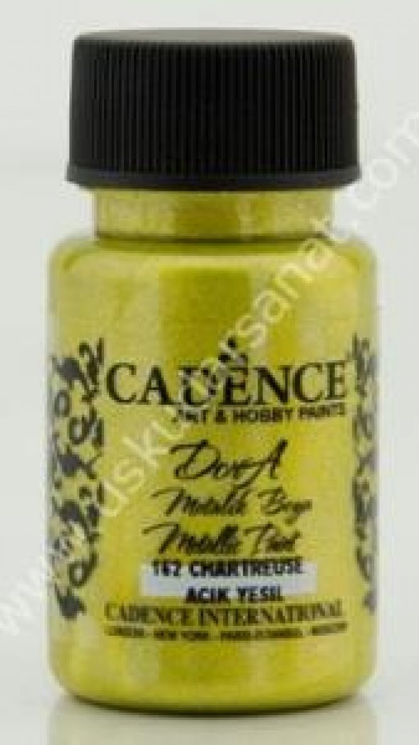 Cadence Dora Metalik Boya 50ml 162 Açık Yeşil ürün görseli 1