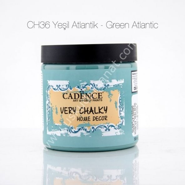 Cadence Very Chalky Home Decor CH36 YEŞİL ATLANTİK 500ml - 1