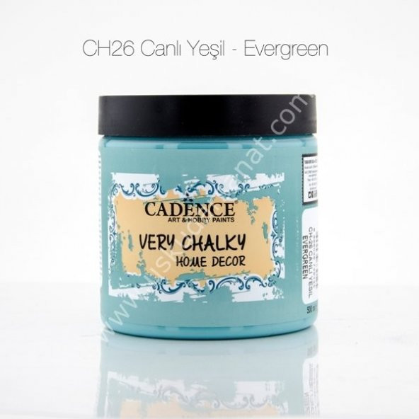 Cadence Very Chalky Home Decor CH26 CANLI YEŞİL 500ml ürün görseli 1