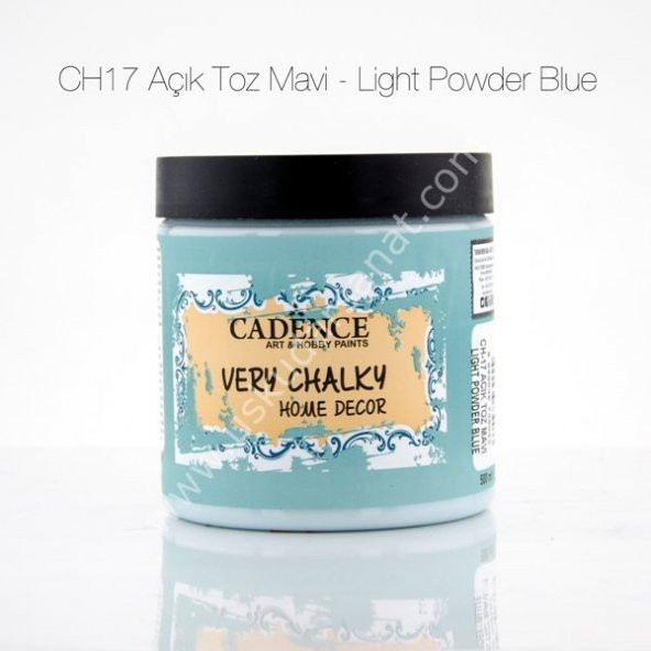 Cadence Very Chalky Home Decor CH17-AÇIK TOZ MAVi 500ml - 1