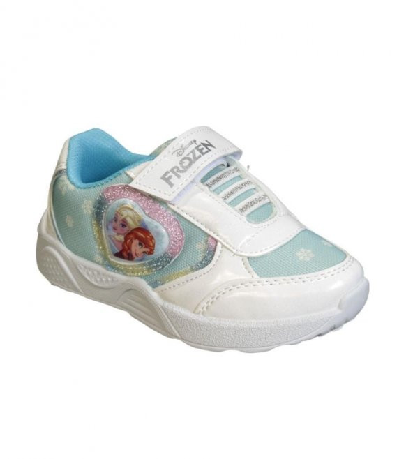 FROZEN Kız Çocuk Beyaz Fileli Çırtlı 25-30 Sneacer Günlük Spor Ayakkabı
