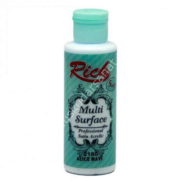 Rich Multi Surface Her Yüzey İçin Akrilik Boya 130 cc. 2180 ALICE MAVİ ürün görseli 1