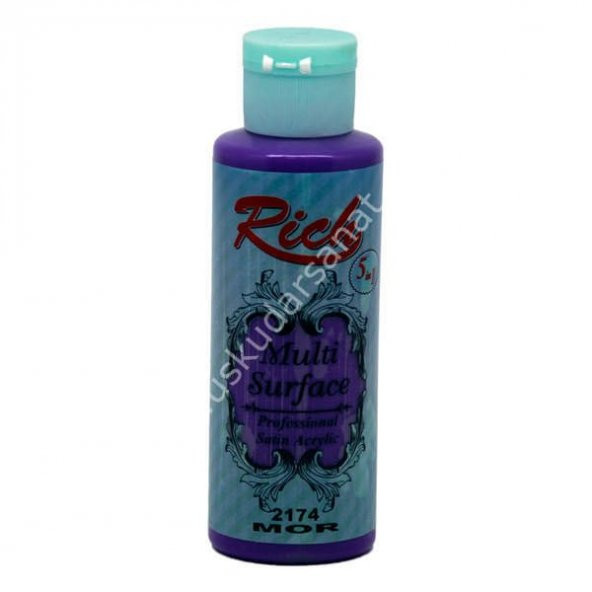 Rich Multi Surface Her Yüzey İçin Akrilik Boya 130 cc. 2174 MOR ürün görseli 1