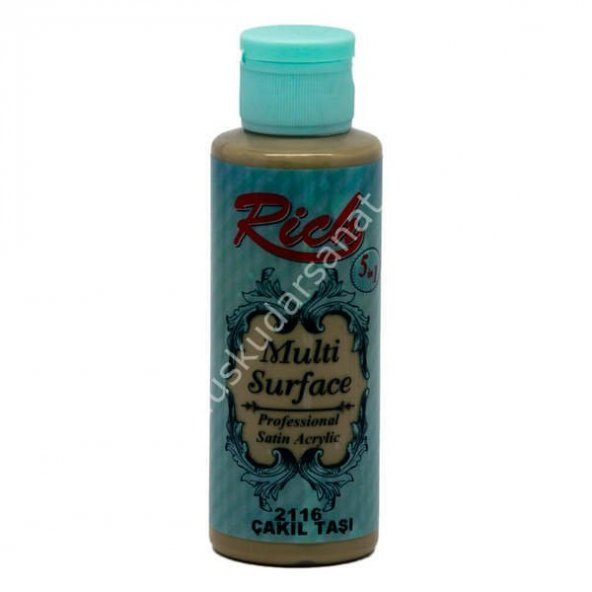 Rich Multi Surface Her Yüzey İçin Akrilik Boya 130 cc. 2116 ÇAKIL TAŞI ürün görseli 1