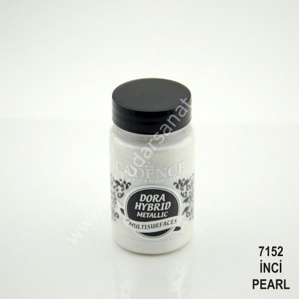 Cadence Dora Hybrit Multisurface Metalik Boya 90ml 7152 İnci ürün görseli 1
