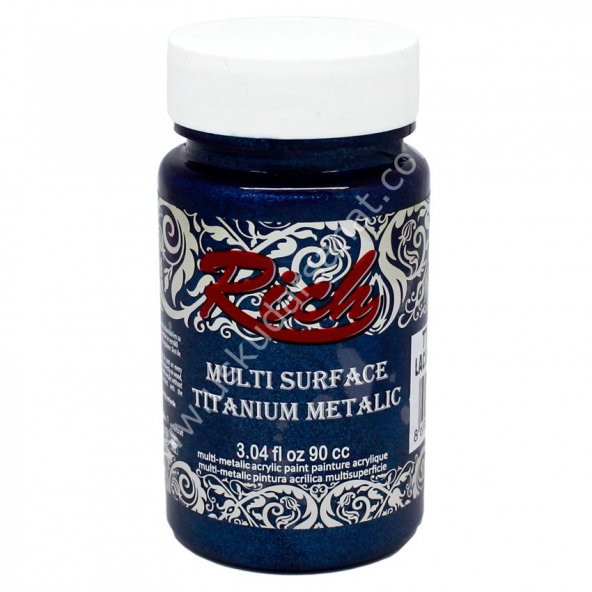 Rich Multi Surface Titanium Metalik Boya 90 cc. 2168 LACİVERT ürün görseli 1