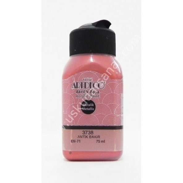 Artdeco Metalik Akrilik Boya 75 ml 3738 ANTİK BAKIR