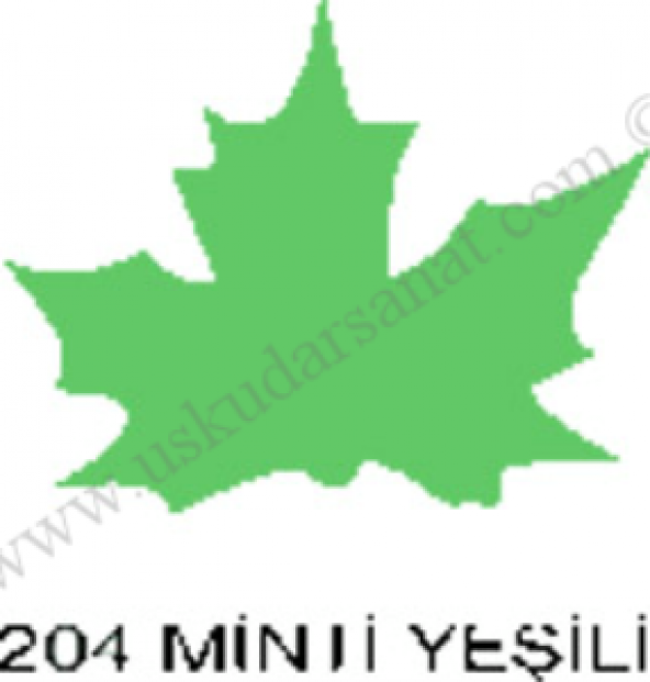 Cadence Metalik Sedefli Boya 120ml 204 Minti Yeşili - 1