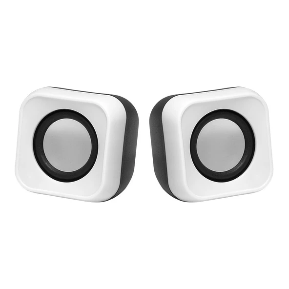 FRISBY FS-2126U 2.0 Hoparlör Sistemi Beyaz (USB)