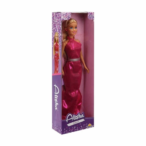 3394 SUN-RST-SIS-Minik Alisha Gece Elbiseli Bebek Set 2Asortili - Sunman - 4