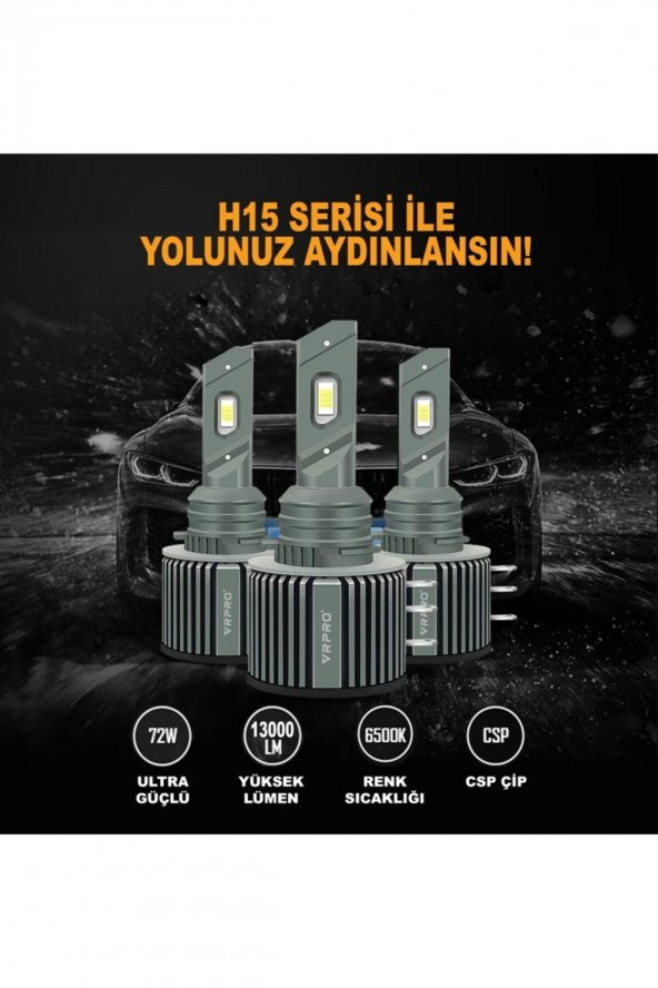 H15 Led Xenon Far Ampulü Csp Çip - 2