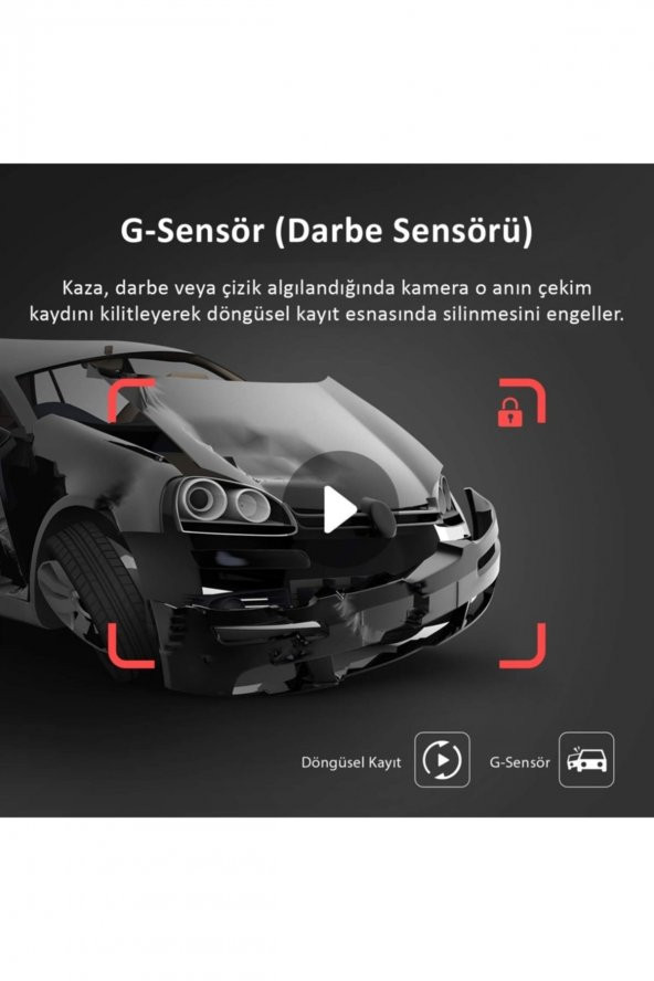 4.3 Inç Ips Dokunmatik Ekran Full Hd Dikiz Ayna Araç Kamerası - 5
