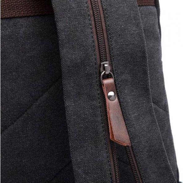 C-Active Kanvas Kumaş Orta Boy Sırt Çantası 1261 - 5