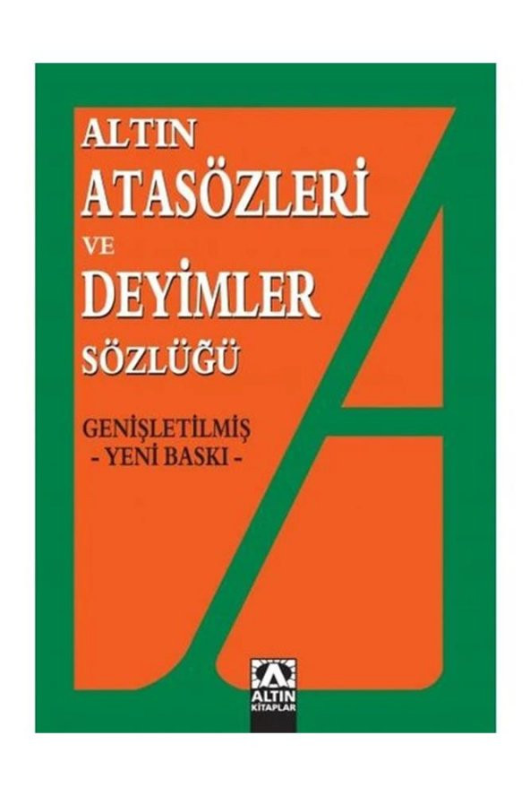 Atasözleri ve Deyimler Sözlüğü Tdk Uyumlu Karton Kapak İlk Orta Okul 381 Sayfa 1 Adet Altın Sözlük Atasözleri Deyimler - 4