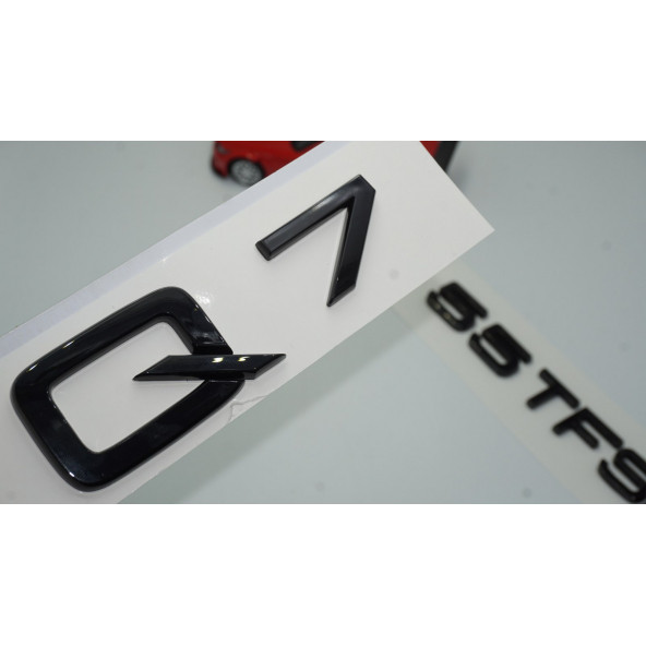 Audi Q7 55 TFSi Parlak Siyah ABS 3M 3D Bagaj Yazı Logo Orjinal Ürün ürün görseli