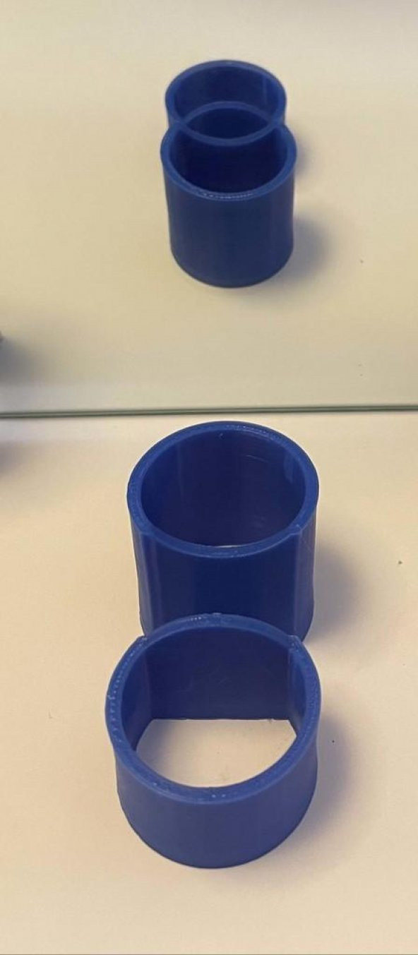 2 Kesişen Silindirlere 2 Açık Silindir Plastik Aparat