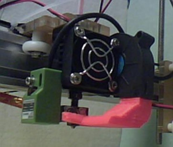 Anet A2 Fan Kanalı - Yan Kanal Plastik Aparat - 3