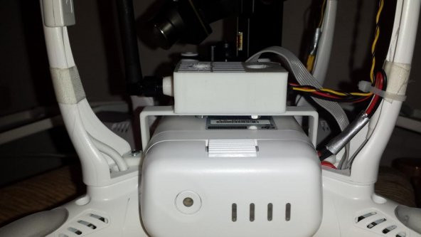 Dji Phantom 2 - Video Verici Destek Plastik Aparat - 1