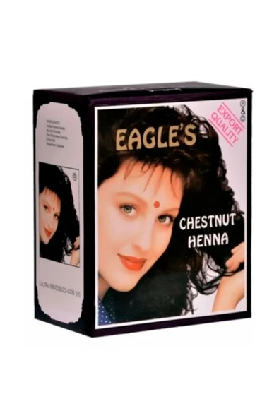 Eagle's Orijinal Hint Kınası Saç Boyası Kestane Rengi - Chestnut Henna - 2