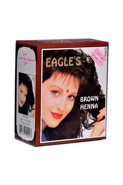 Eagle's Orijinal Hint Kınası Saç Boyası Kahverengi - Brown Henna - 2