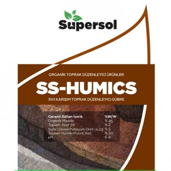 Süpersol Hümik, Fülvik Asit 20 Litre - 2