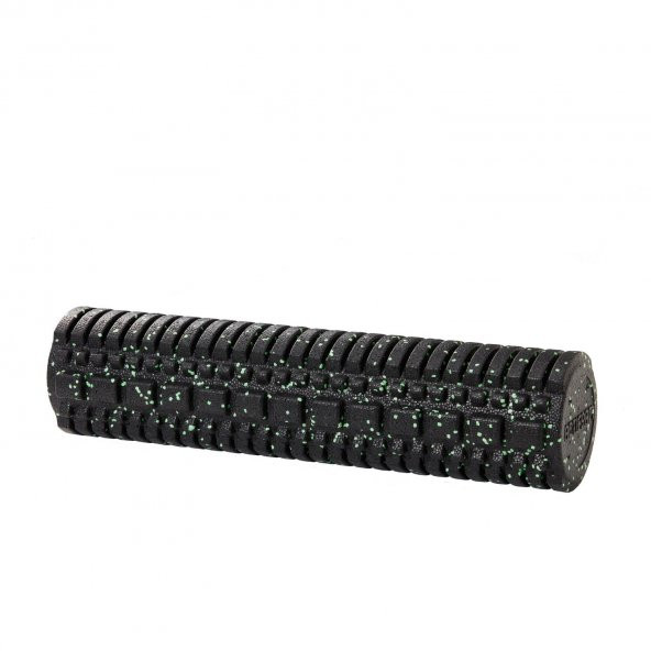 Tırtıklı Masaj Rulosu Foam Roller Orta Sert Yeşil + Siyah 60 cm