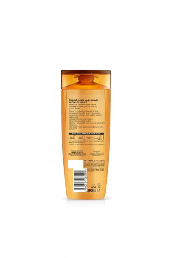 LOréal Paris Elseve Mucizevi Yağ Besleyici Bakım Şampuanı 390 ml - 2
