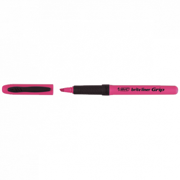 Bic Fosforlu Kalem Brite Line Grip Pembe Kalem Tipi 1 Adet 811 934