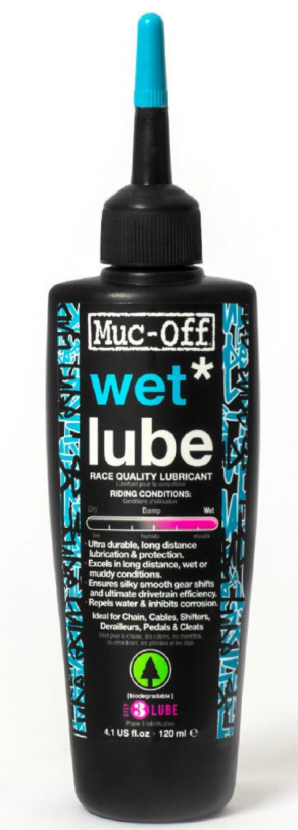 Muc-Off Wet Lube 120ml Zincir Yağı