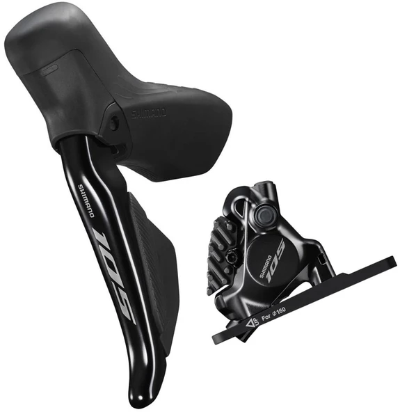 Shimano 105 ST-R7170/BR-R7170 Hidrolik Fren Di2 Sol Vites Fren Kol Seti 2x12s FW - Resim 4