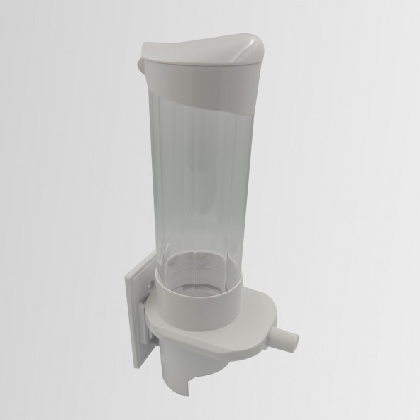 Karton Bardaklara Uyumlu Sebil Bardaklık Dispenser Butonlu - 4
