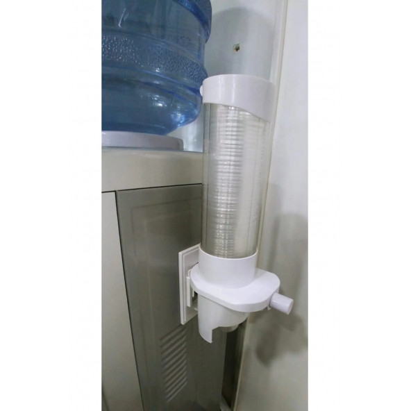 Karton Bardaklara Uyumlu Sebil Bardaklık Dispenser Butonlu - 5