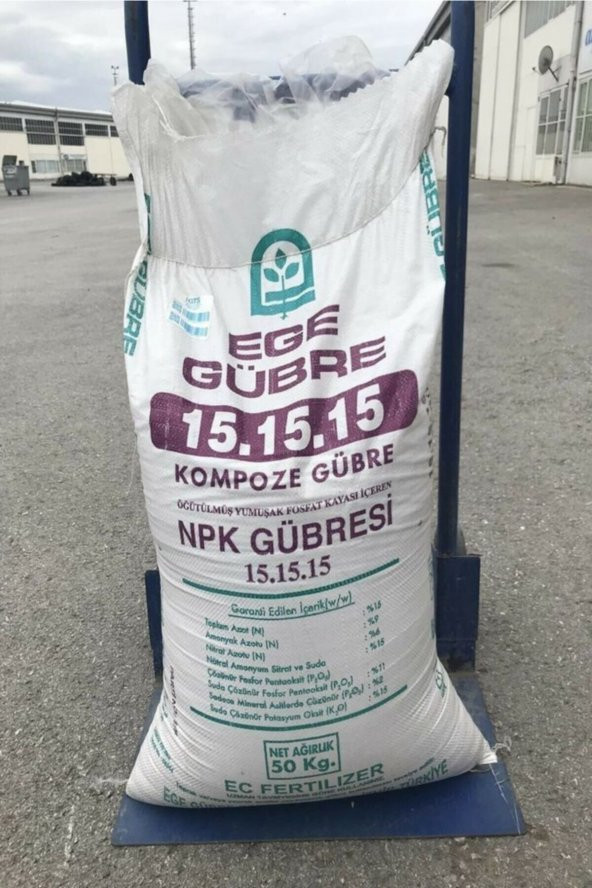 15.15.15 Npk Taban Kompoze  Gübresi (3x15) - 10 Kg özel lamineli çantasında - 2