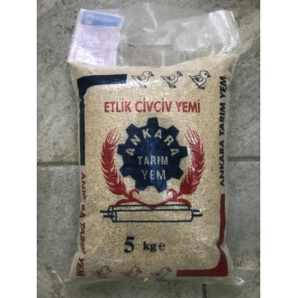 ANKARA TARIM YEM ETLİK CİVCİV PELET 5 KG