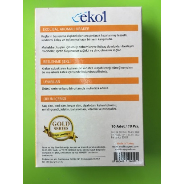 EKOL BALLI KRAKERLİ 10 ADET - 2