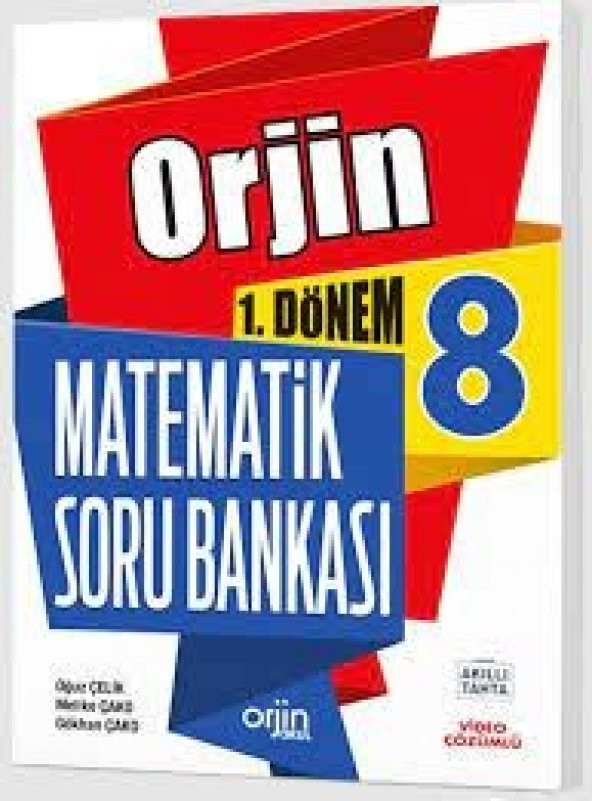 Orjin Yayınları 8. Sınıf LGS 1. Dönem Matematik Soru Bankası