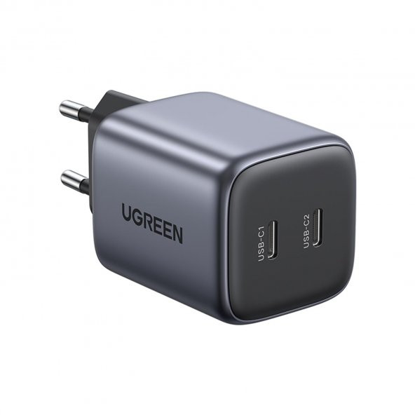Ugreen Nexode 45W USB Type-C QC 4.0 PD GaN X 2 Portlu Hızlı Şarj Cihazı - 1