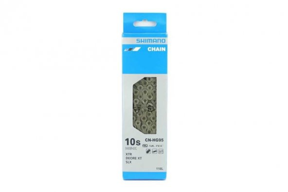 Shimano CN-HG95 10 Vites Uyumlu Bisiklet Zinciri 116 Bakla - 2