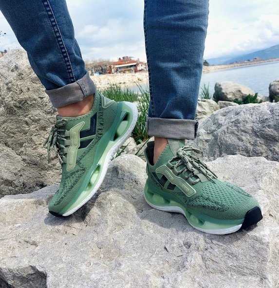 Dunlop 2357-2356 Haki Air Yumuşak Taban Erkek Spor Ayakkabı - 3