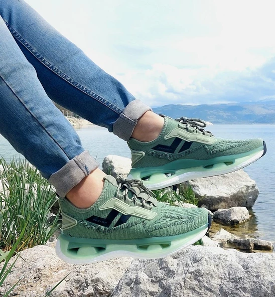 Dunlop 2357-2356 Haki Air Yumuşak Taban Erkek Spor Ayakkabı - 2