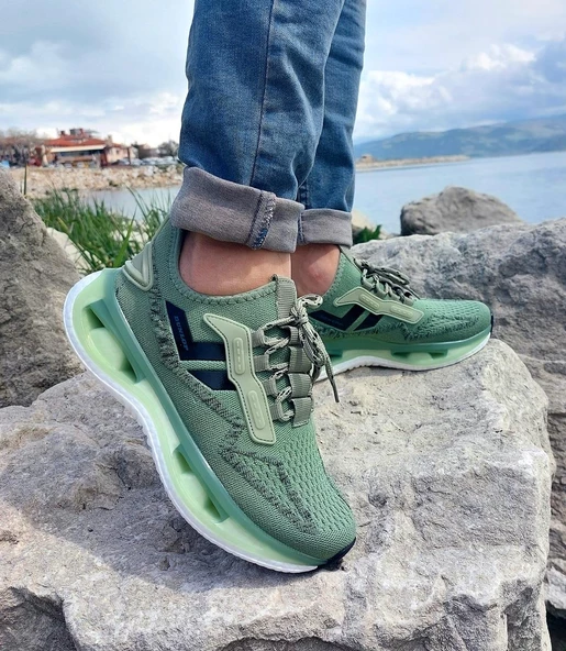 Dunlop 2357-2356 Haki Air Yumuşak Taban Erkek Spor Ayakkabı - 5