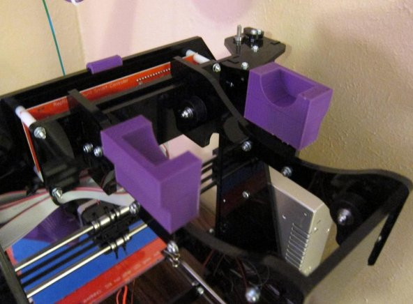 Reprapguru Prusa İ3 V2 İçin Ekonomik 5Dollarfilament Makara Adaptörü Plastik Aparat - 4