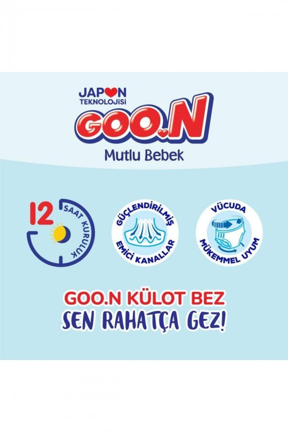 Goon Mutlu Bebek 5 Numara Külot Bebek Bezi 24lü - 4