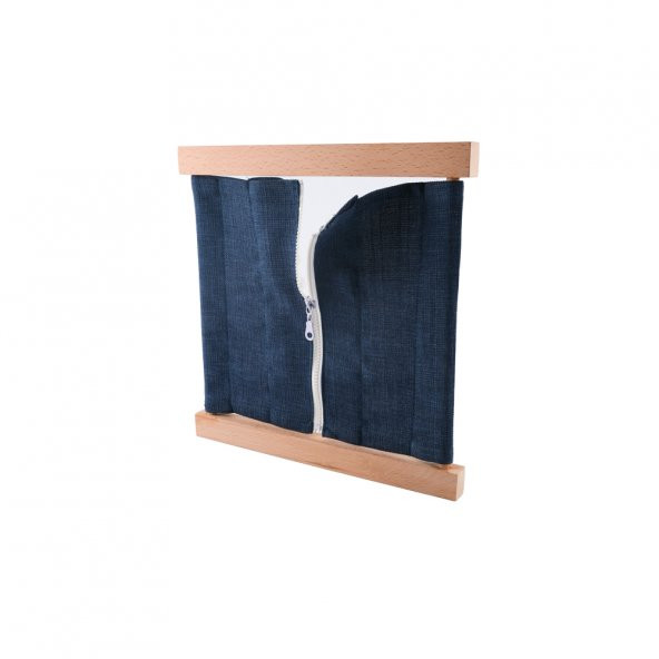 Montessori Günlük Yaşam Becerileri ( Fermuar Çalışma Çerçevesi ) - Resim 2